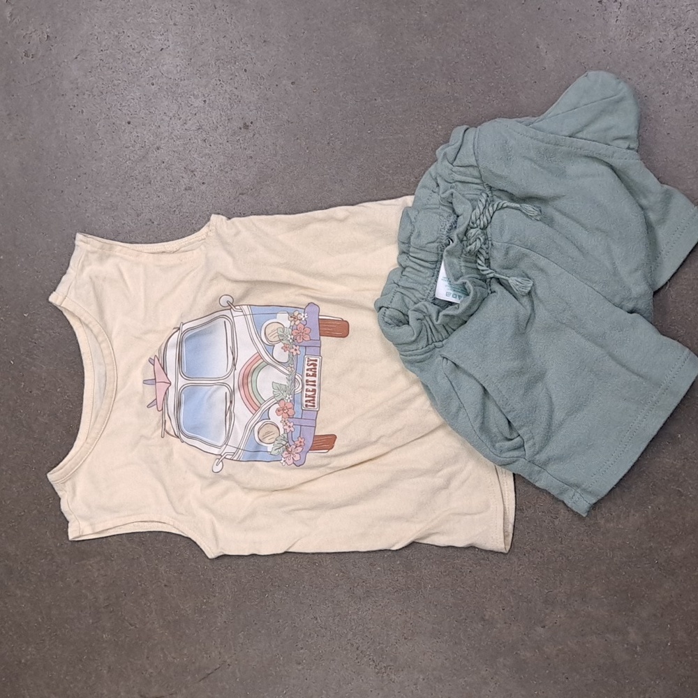 Garanimals 3T/NP3 set shirt and shorts.